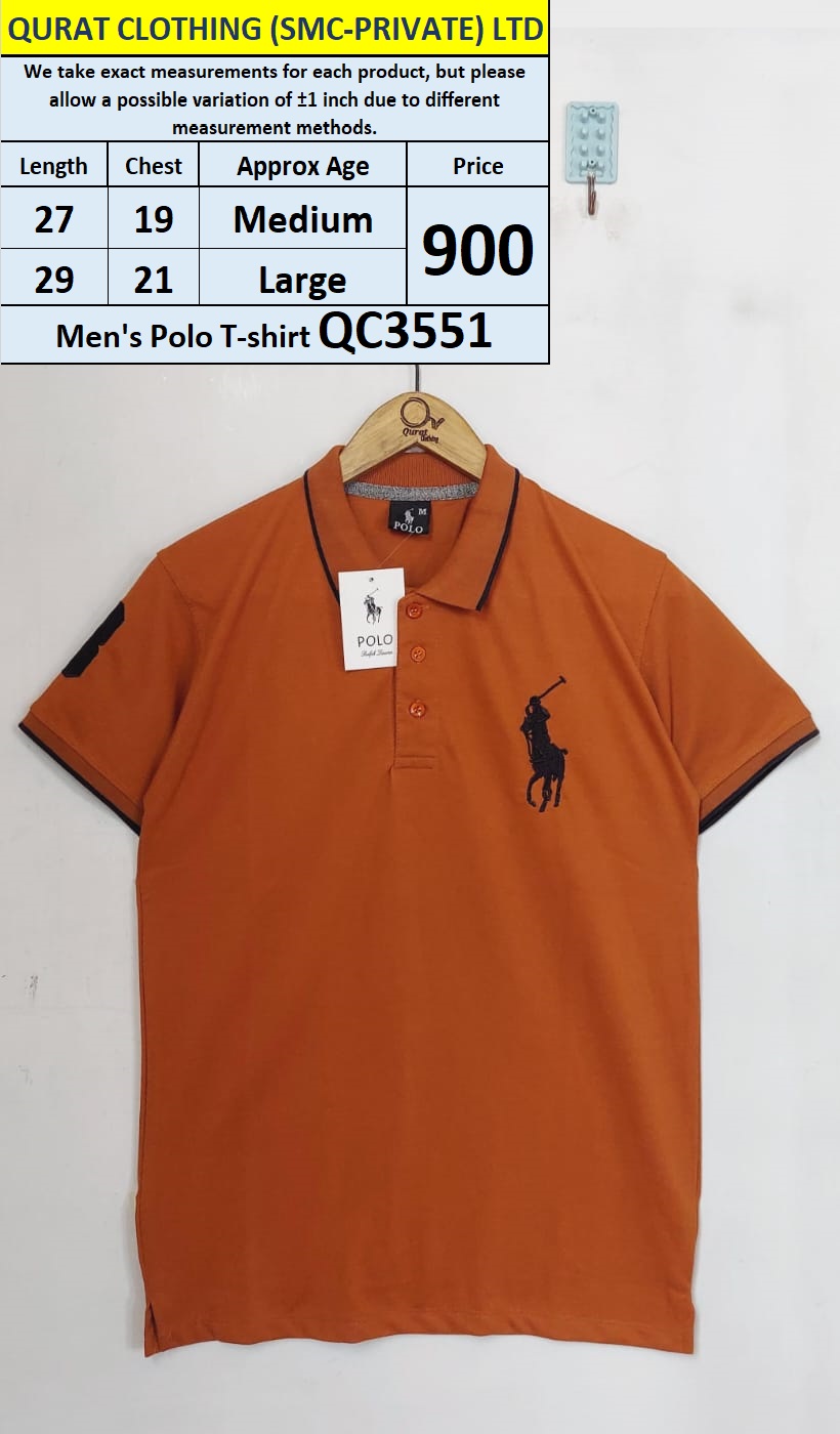Men's Polo T-shirt QC3551