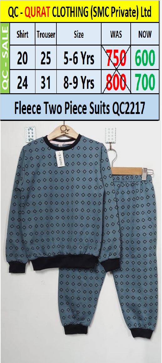 Fleece Two Piece Suit QC2217