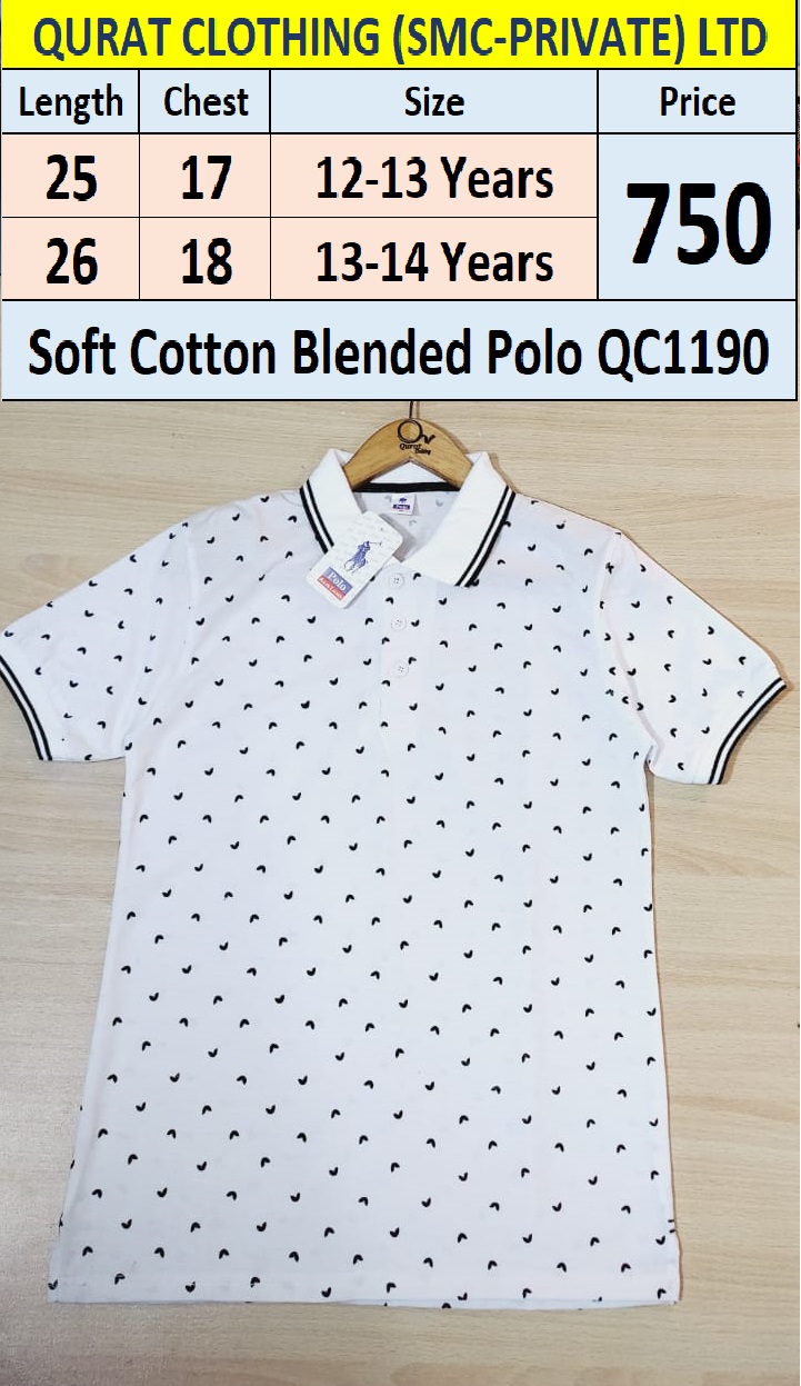 Soft Cotton Blended Polo T-Shirt QC1190