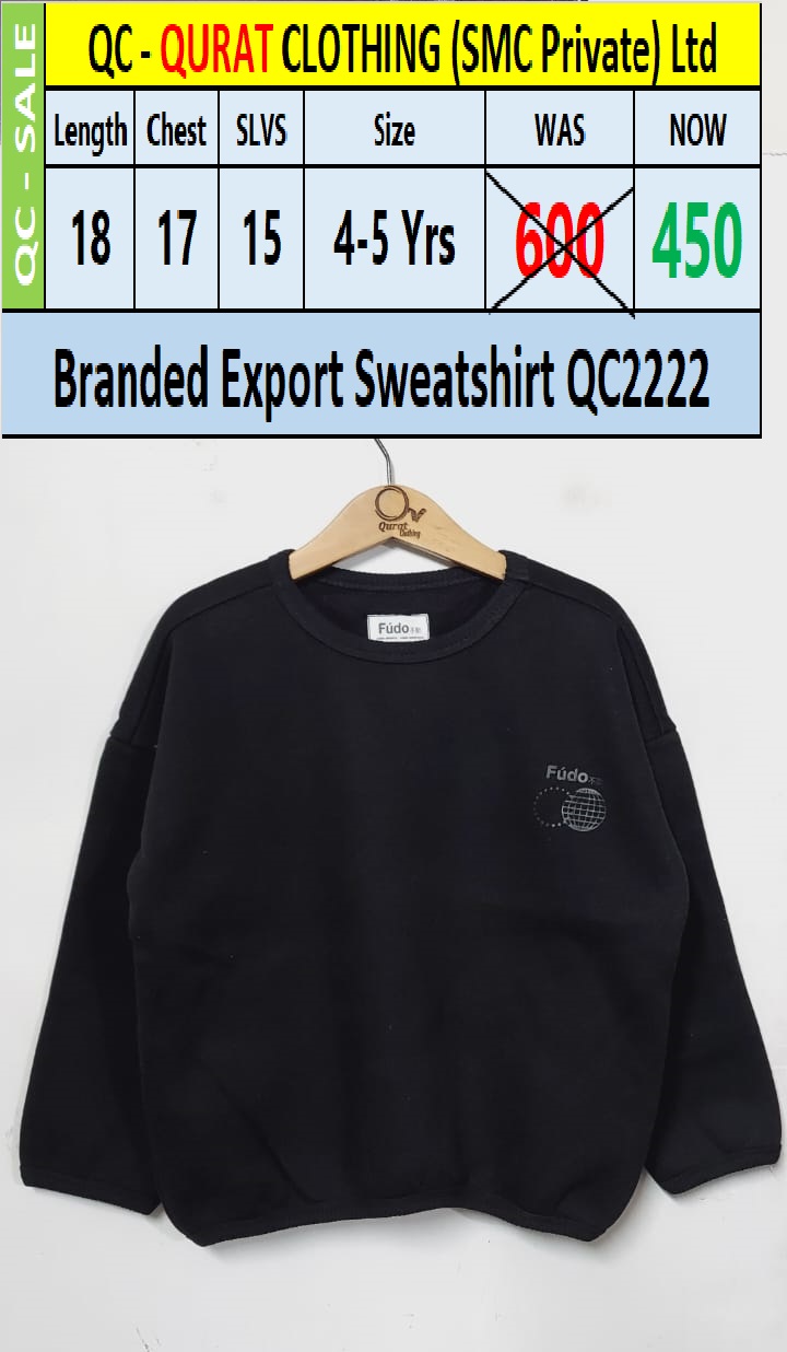 Branded Export Sweatshirt QC2222