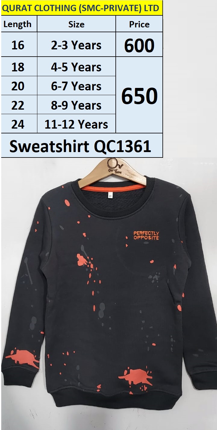 Grey Perfectly Opposite Sweatshirt QC1361