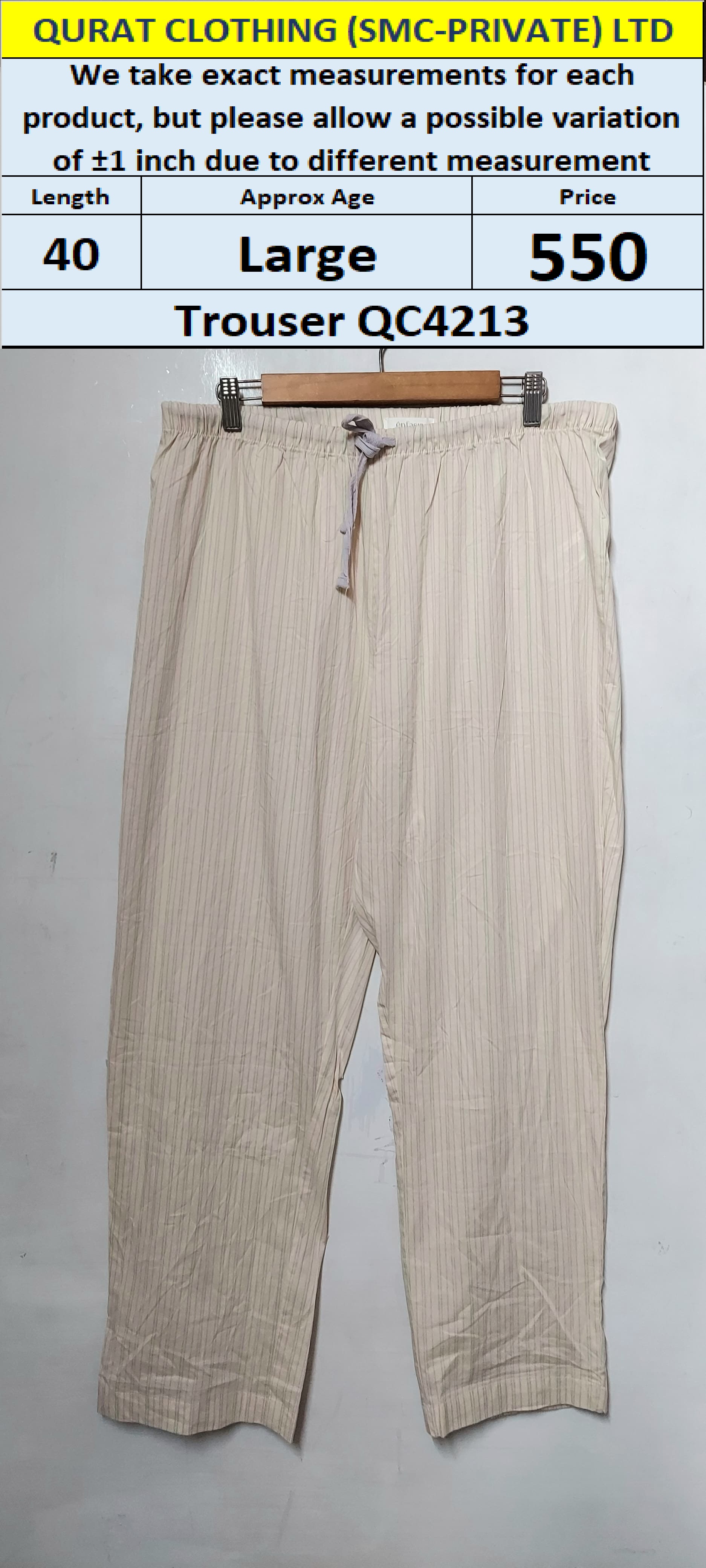 Branded Trouser QC4213
