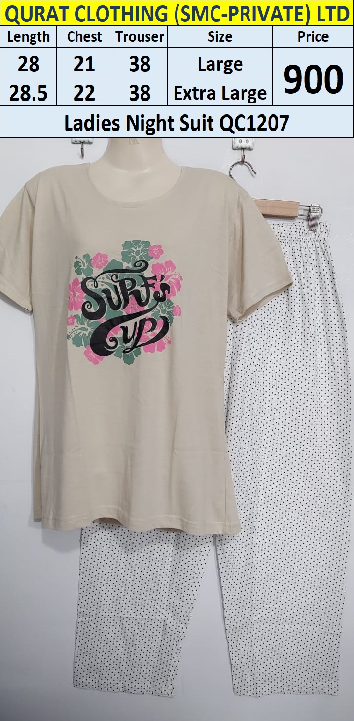 Ladies Night Suits QC1207