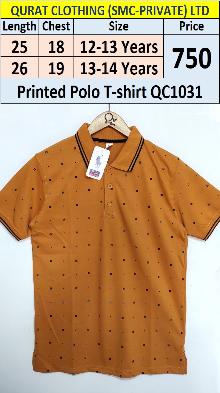 Printed Polo T-Shirt QC1031