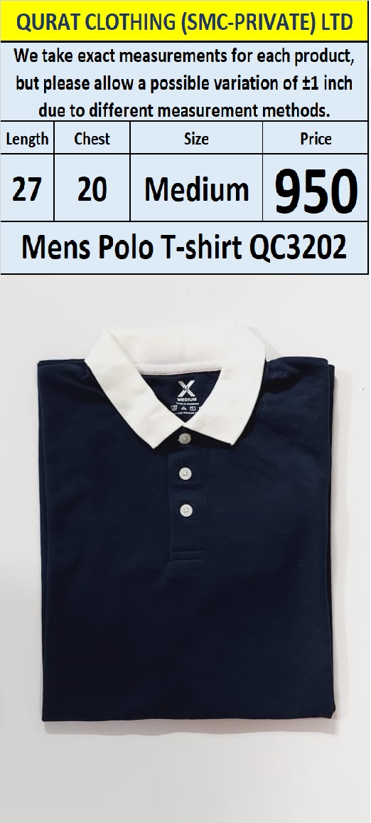 Branded Men's T-Shirt QC3202 - Export Product