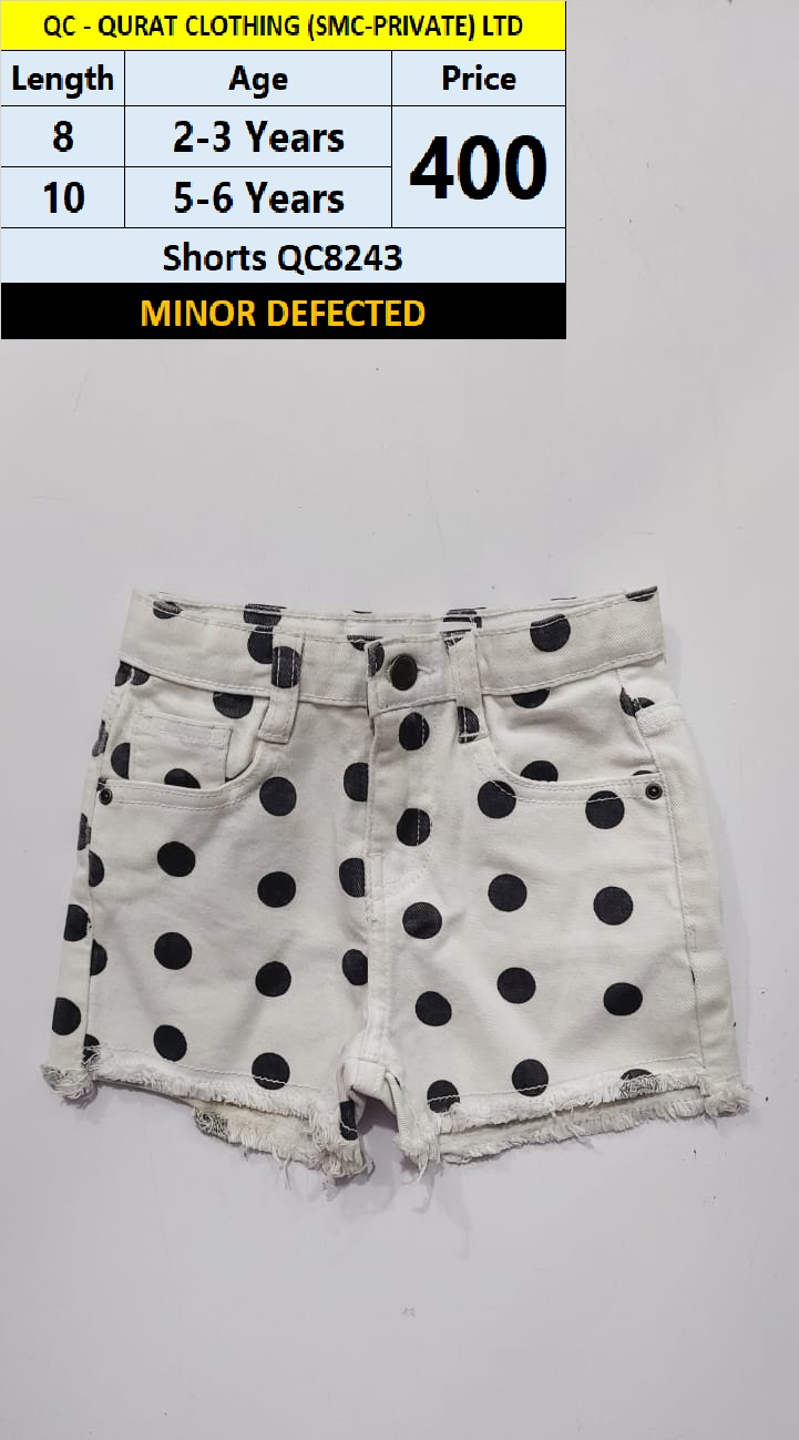Shorts QC8243 Branded but Minor Defected (no exchange no refund)