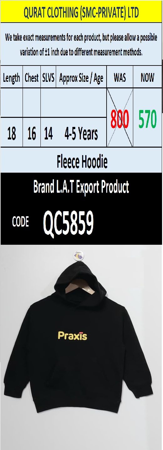 Top International Branded Export Hoodie / Sweatshirt Products - QC5859