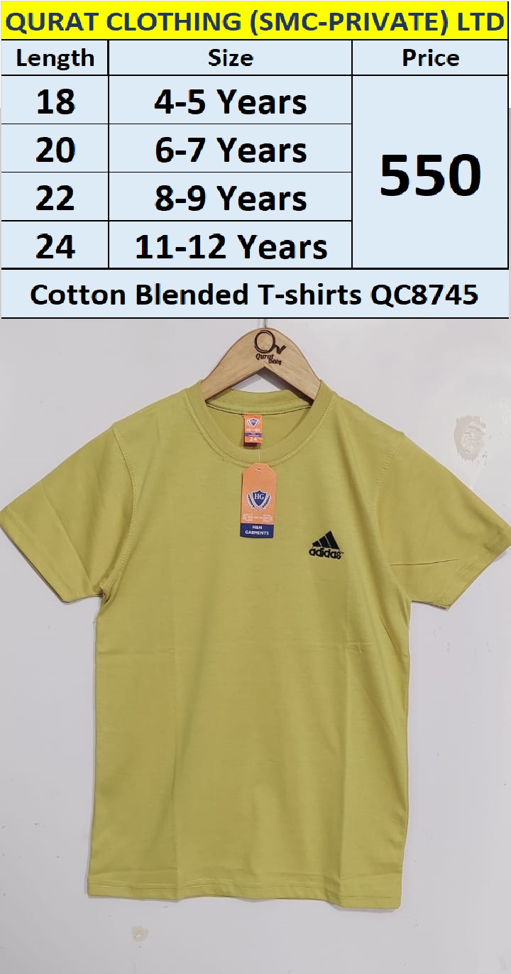 Cotton Blended T-shirt QC8745