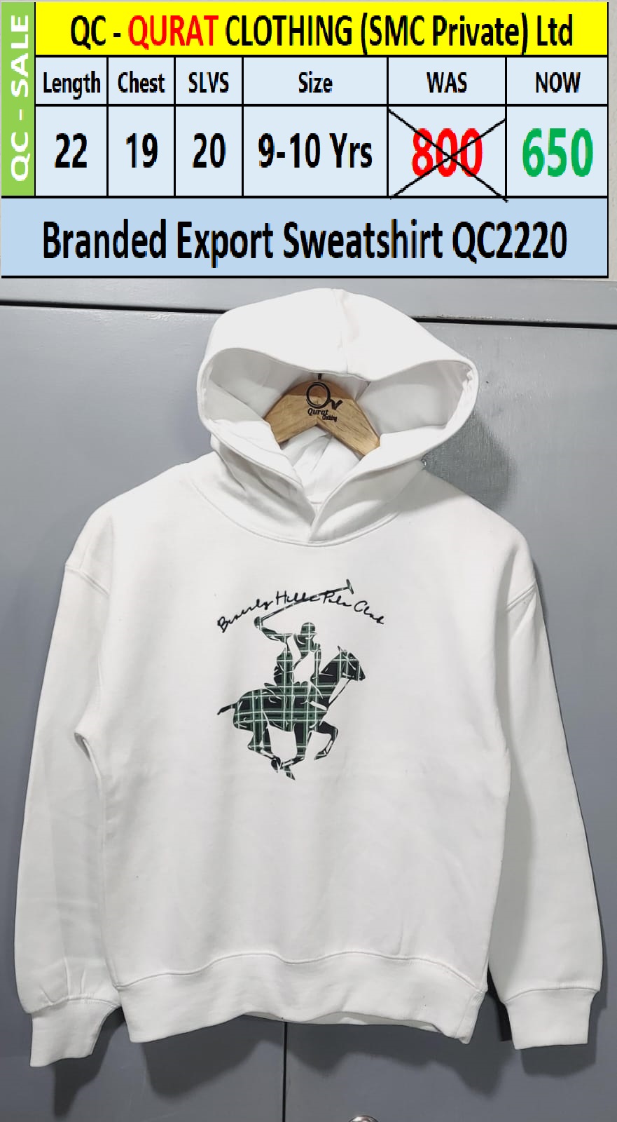 Branded Export Sweatshirt QC2220