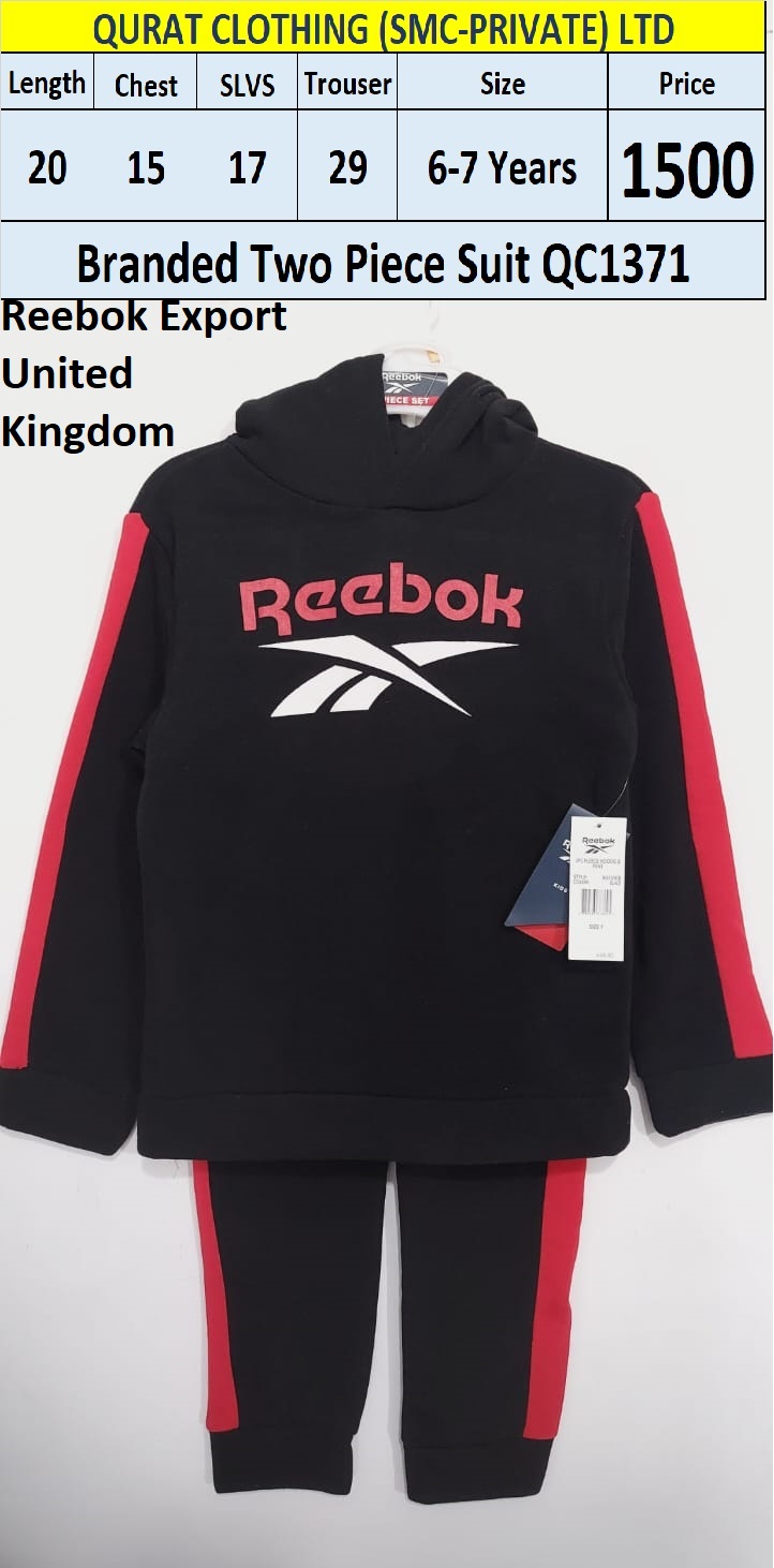 Reebok Branded Track Suit QC1371 Export United Kingdom 