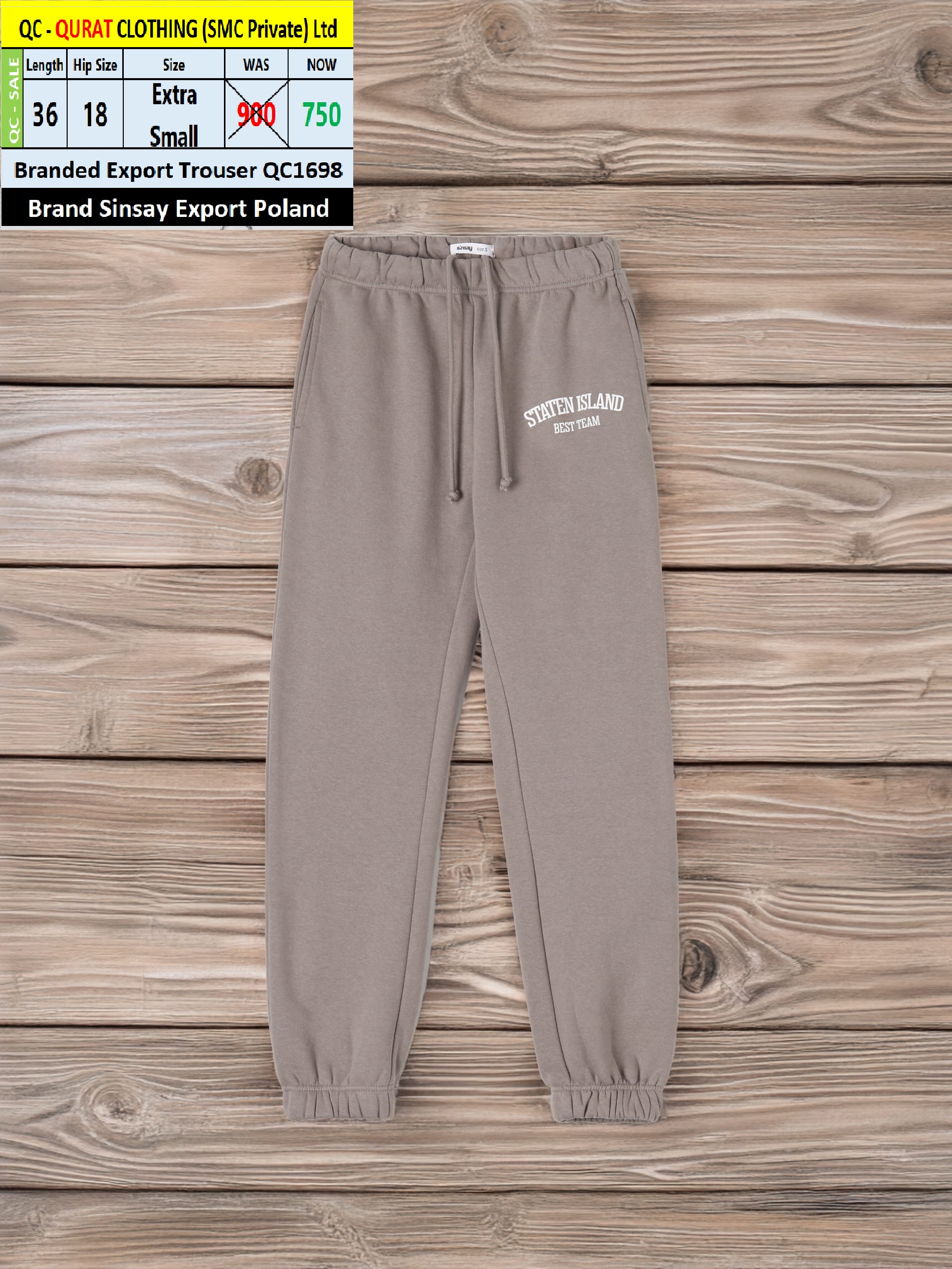 Sinsay Brand Export Trouser QC1698 Export Poland