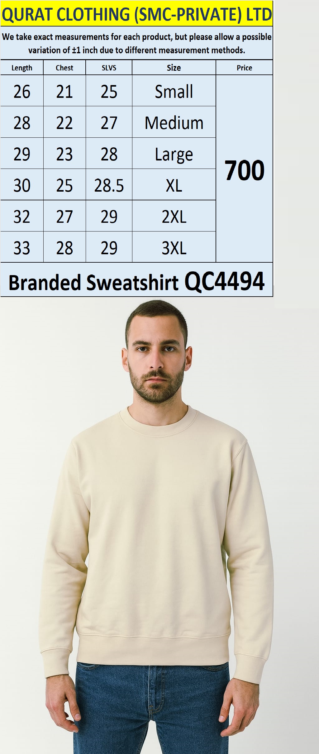 Branded Export Sweatshirt QC4494