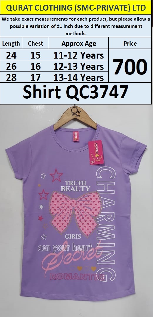 Girls T-Shirt QC3747