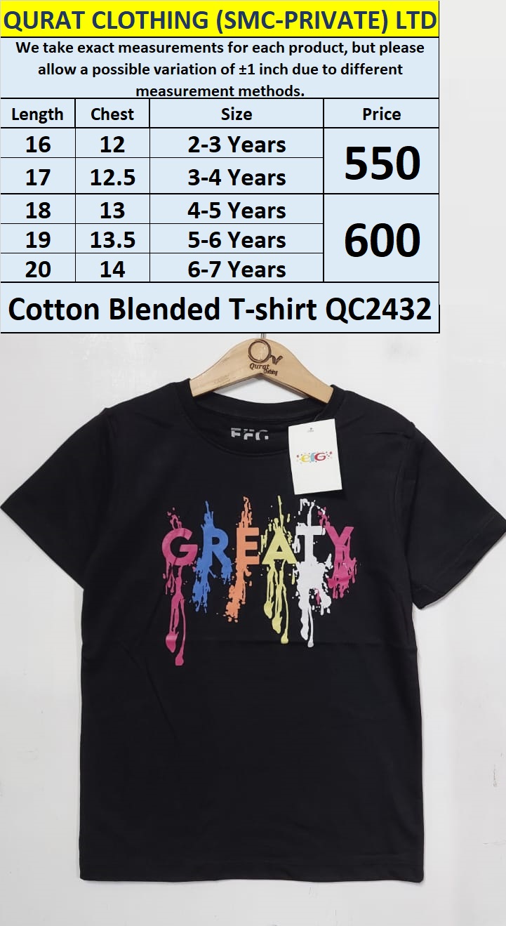 EFG Hemes Brand Cotton Blended T-shirt QC2432
