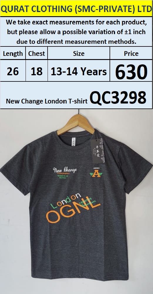 New Change T-shirt QC3298