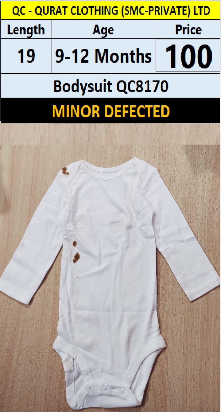 Bodysuits Minor Defect QC8170 (no exchange no refund)