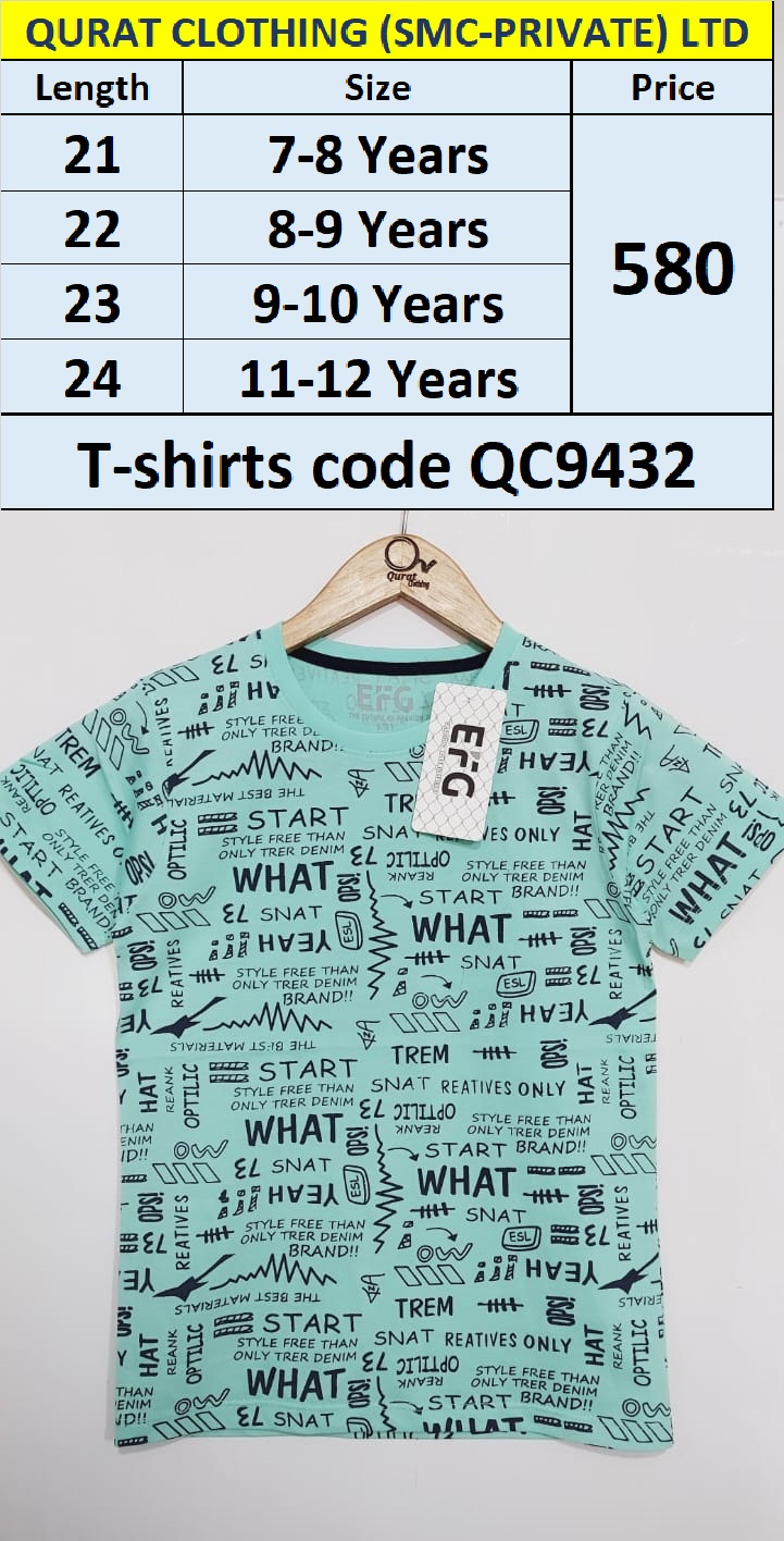 Free Start T-shirts QC9432 Brand EFG