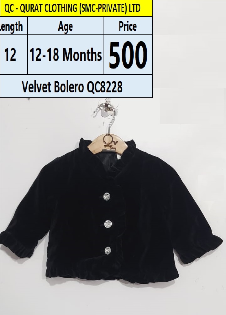 Branded Velvet  Bolero Qc8228