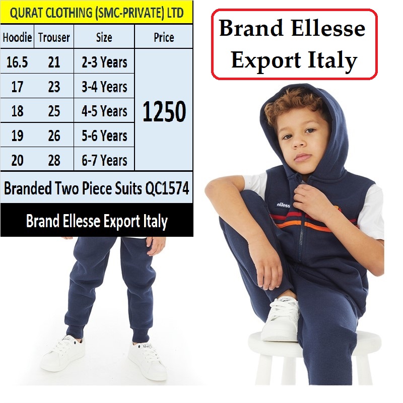 Ellesse Brand Two-Piece Suits QC1574, Export Italy
