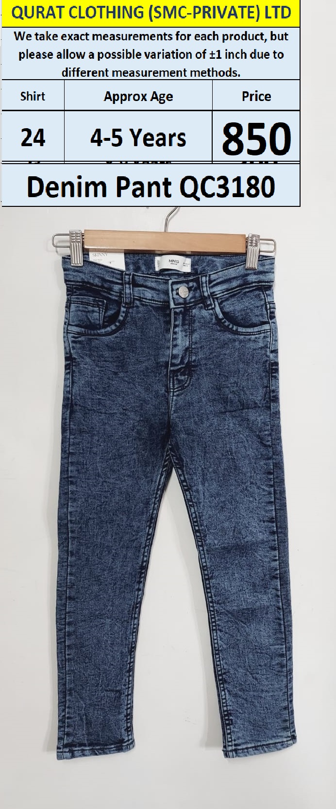 Denim Pant QC3180