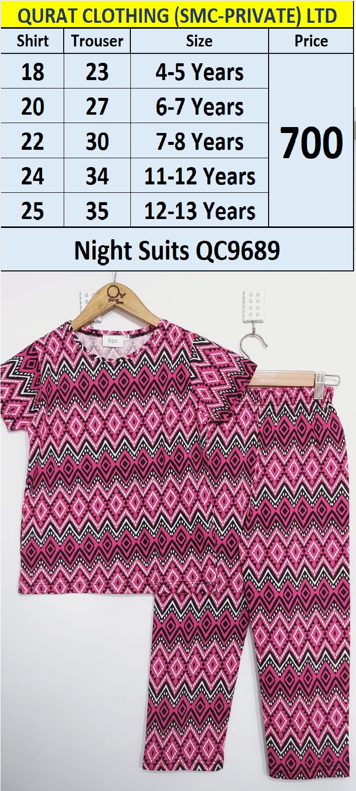 BPC Brand Night Suits QC9689
