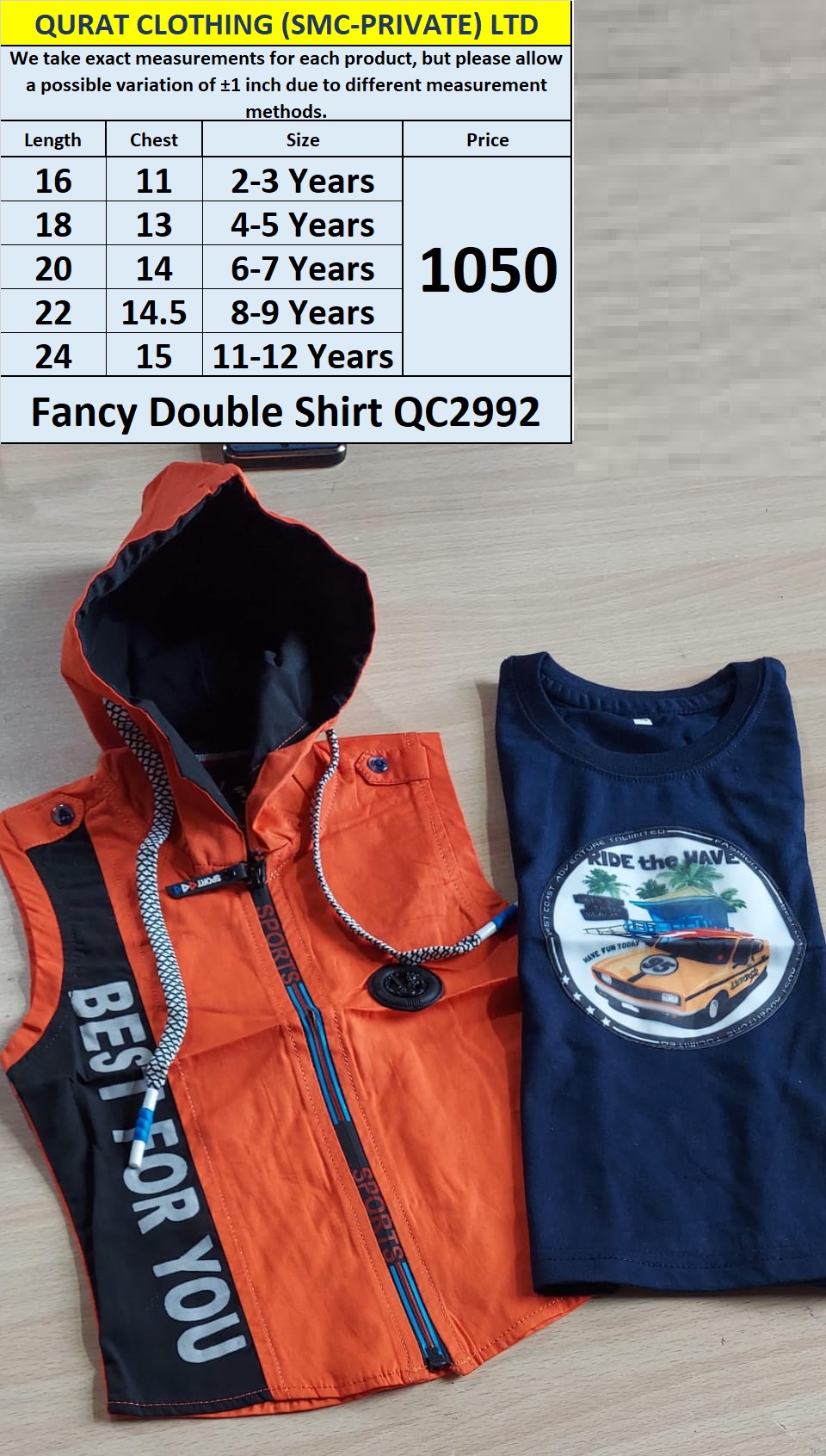 Fancy Double Shirt QC2992