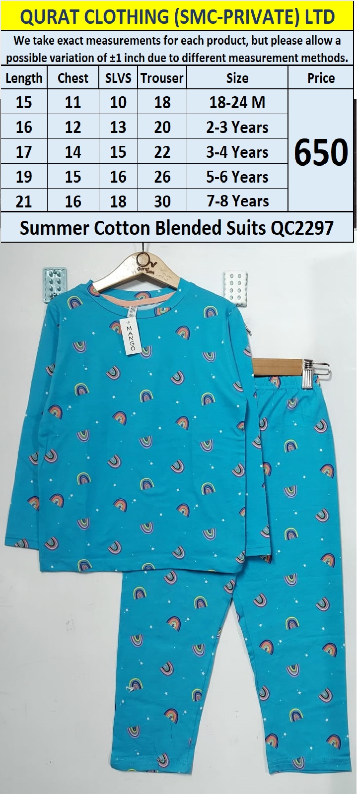 Summer Cotton Blended Suits QC2297