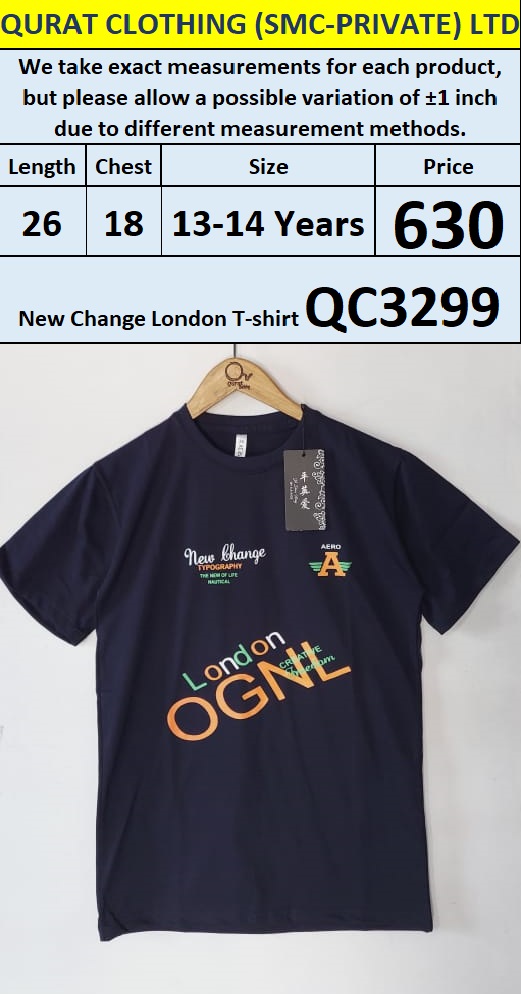 New Change T-shirt QC3299
