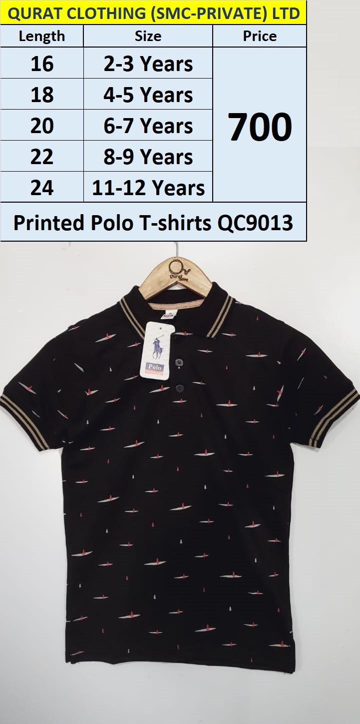 Printed Polo T-shirt QC9013