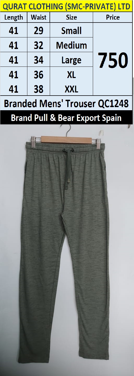 Pull & Bear Brand Men's Trouser QC1248 Export Spain