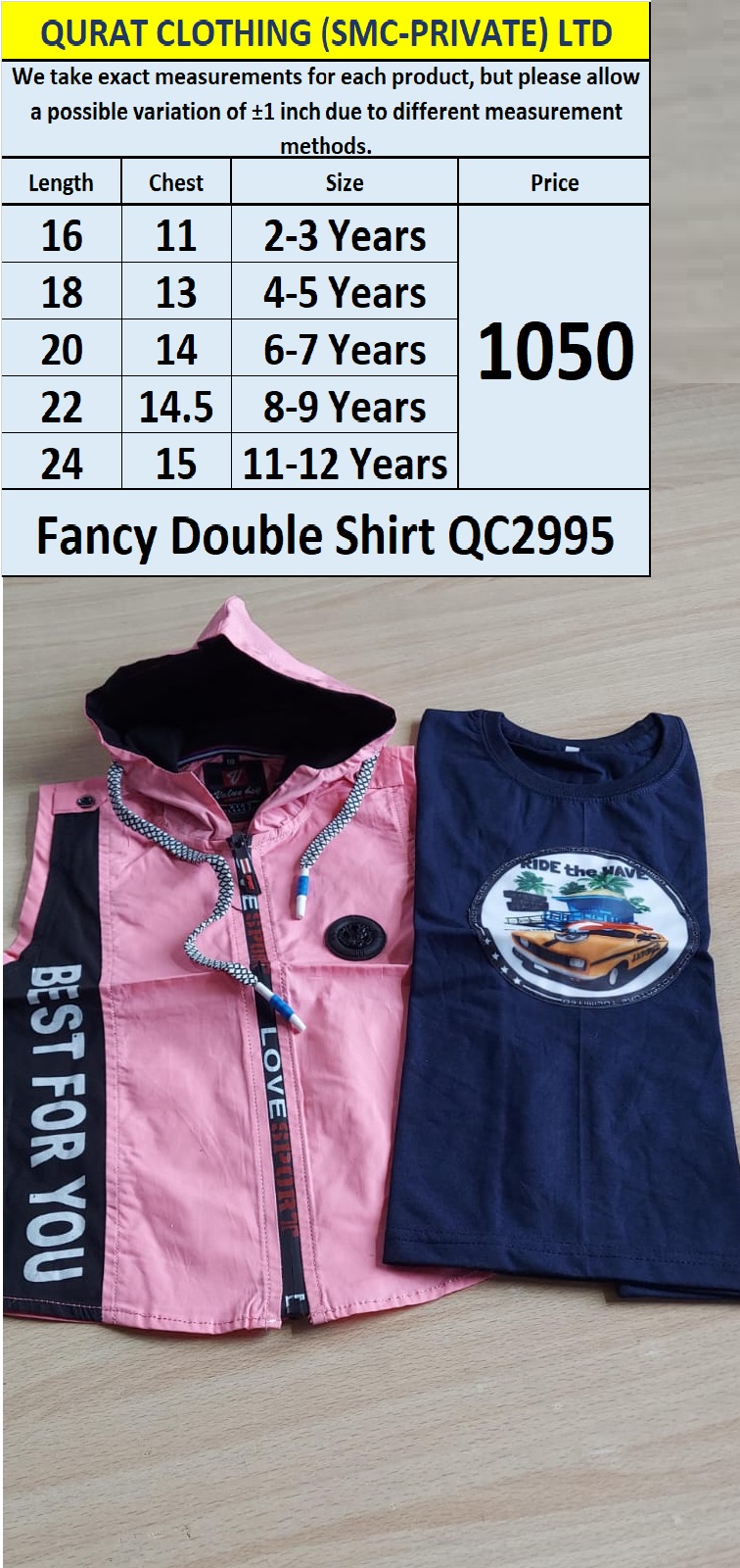 Fancy Double Shirt QC2995