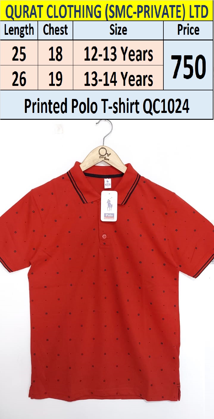 Printed Polo T-Shirt QC1024