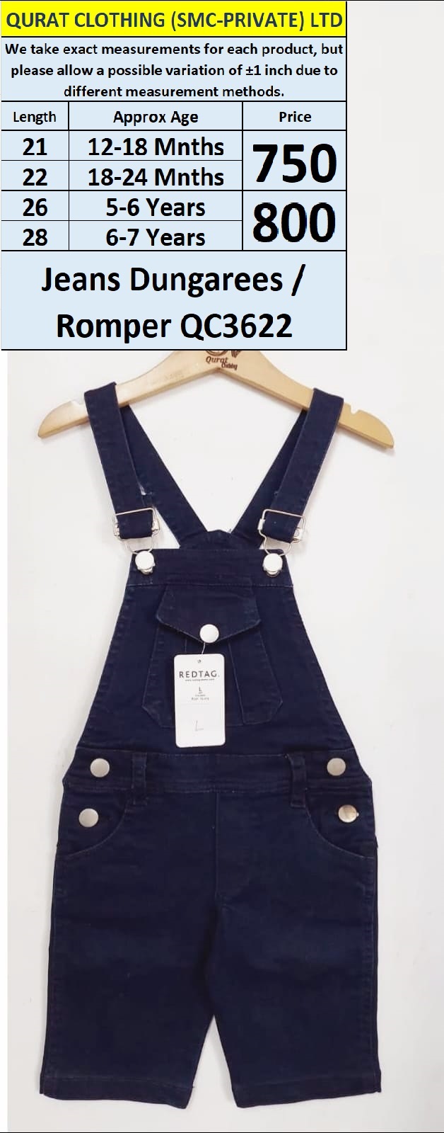 Jeans Dungarees / Romper QC3622