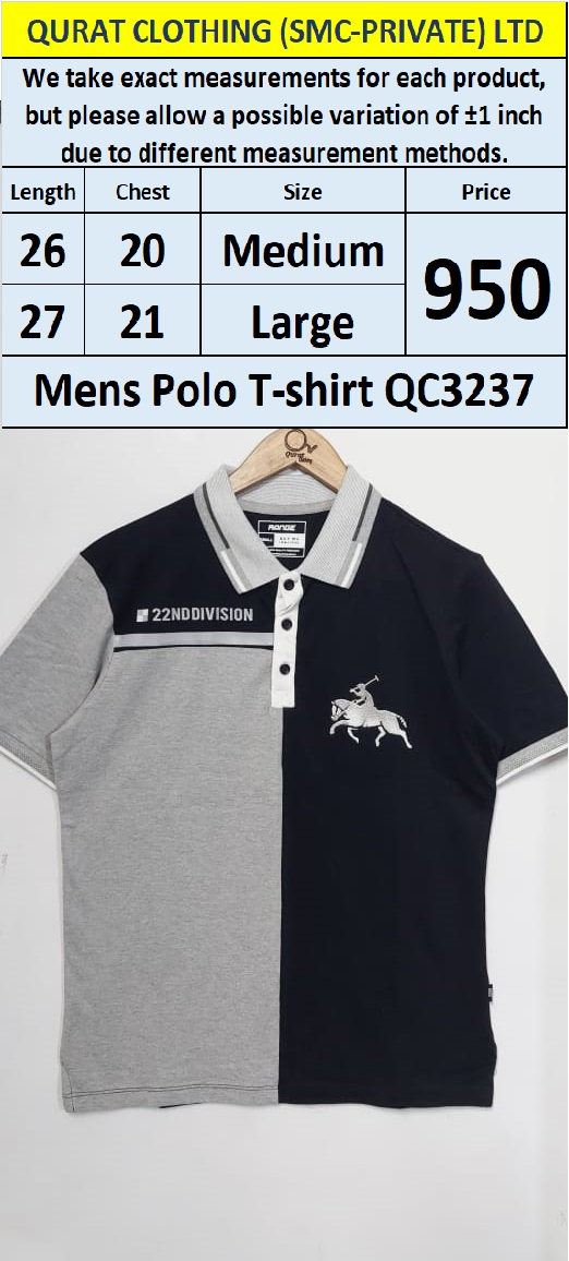  Branded Men's T-Shirt QC3237 - Export Product