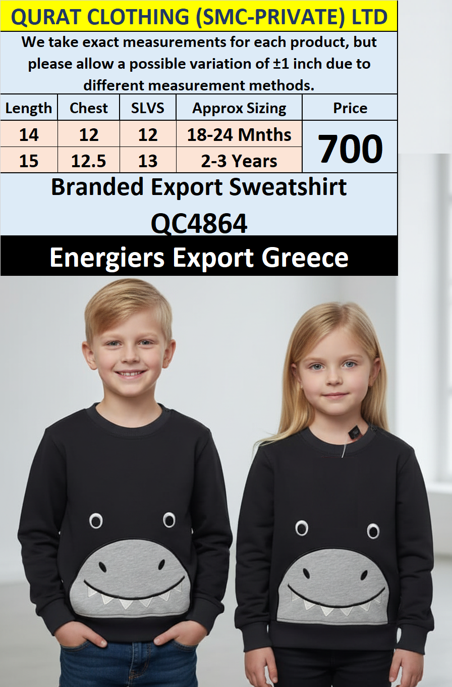 Energiers Brand Black Dino Face Sweatshirt QC4864 – Export Greece