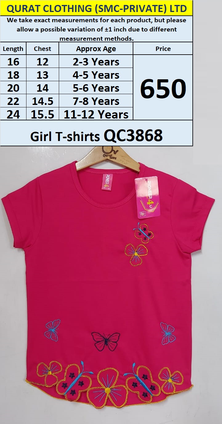 Girl T-shirts QC3868