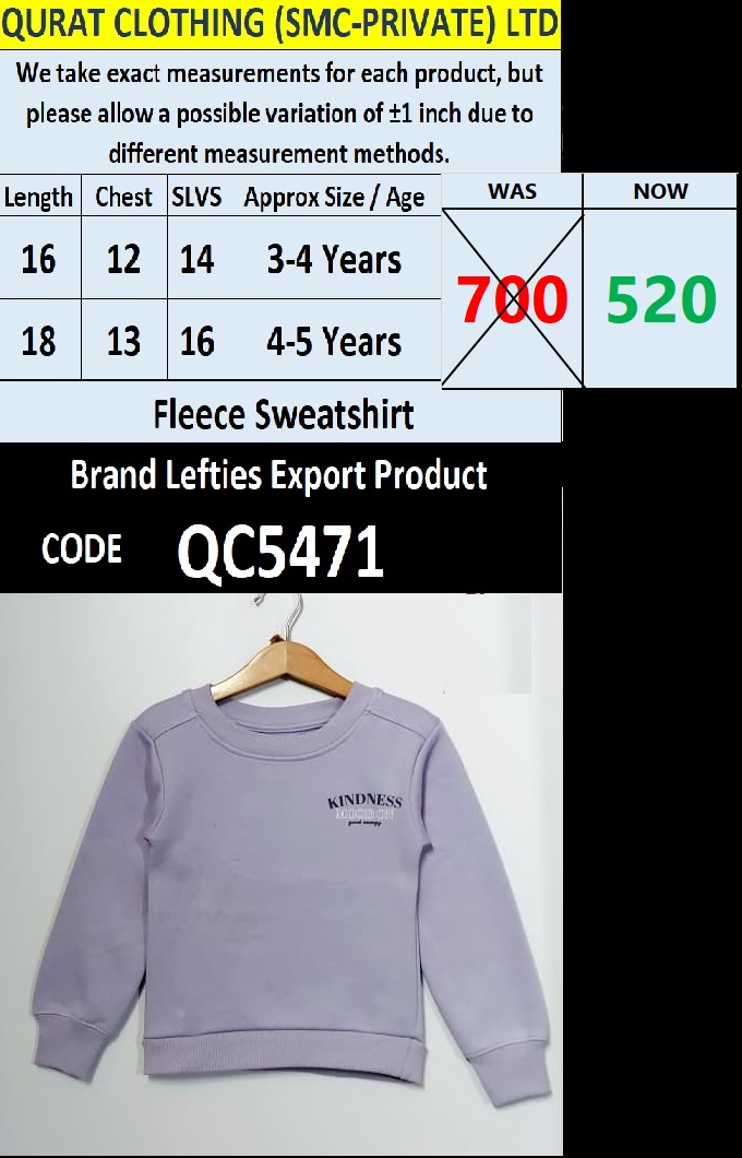 Brand Lefties Fleece Sweatshirt Export Europe - QC5471