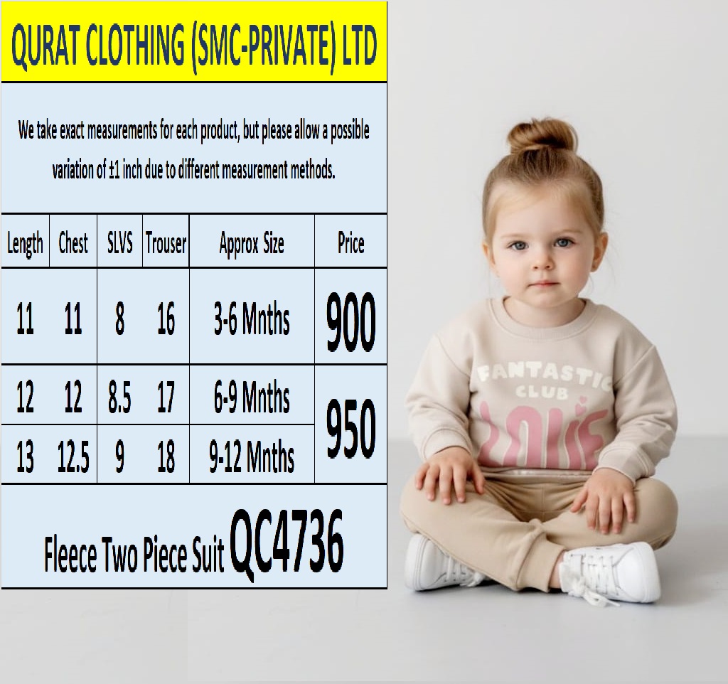 Fleece Two Piece Suit QC4736 Export Product