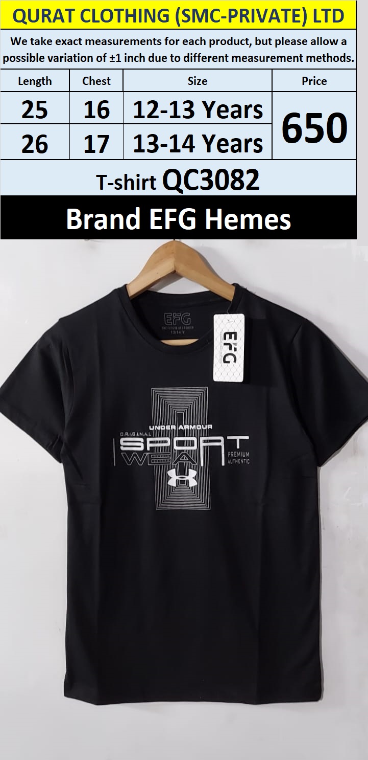 EFG Hemes Brand Cotton Blended T-shirt QC3082