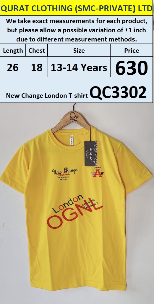 New Change T-shirt QC3302