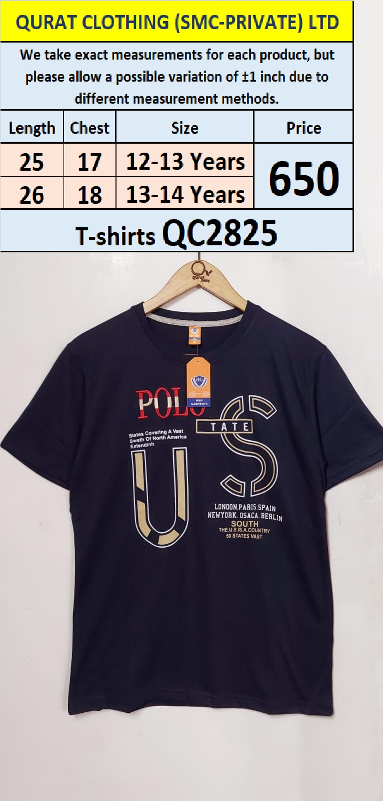 T-shirt Code QC2825