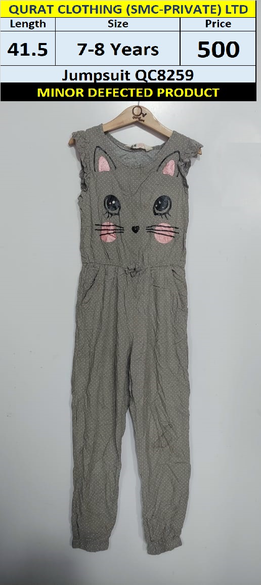 Jumpsuit QC8259 Branded but Minor Defected (no exchange no refund)