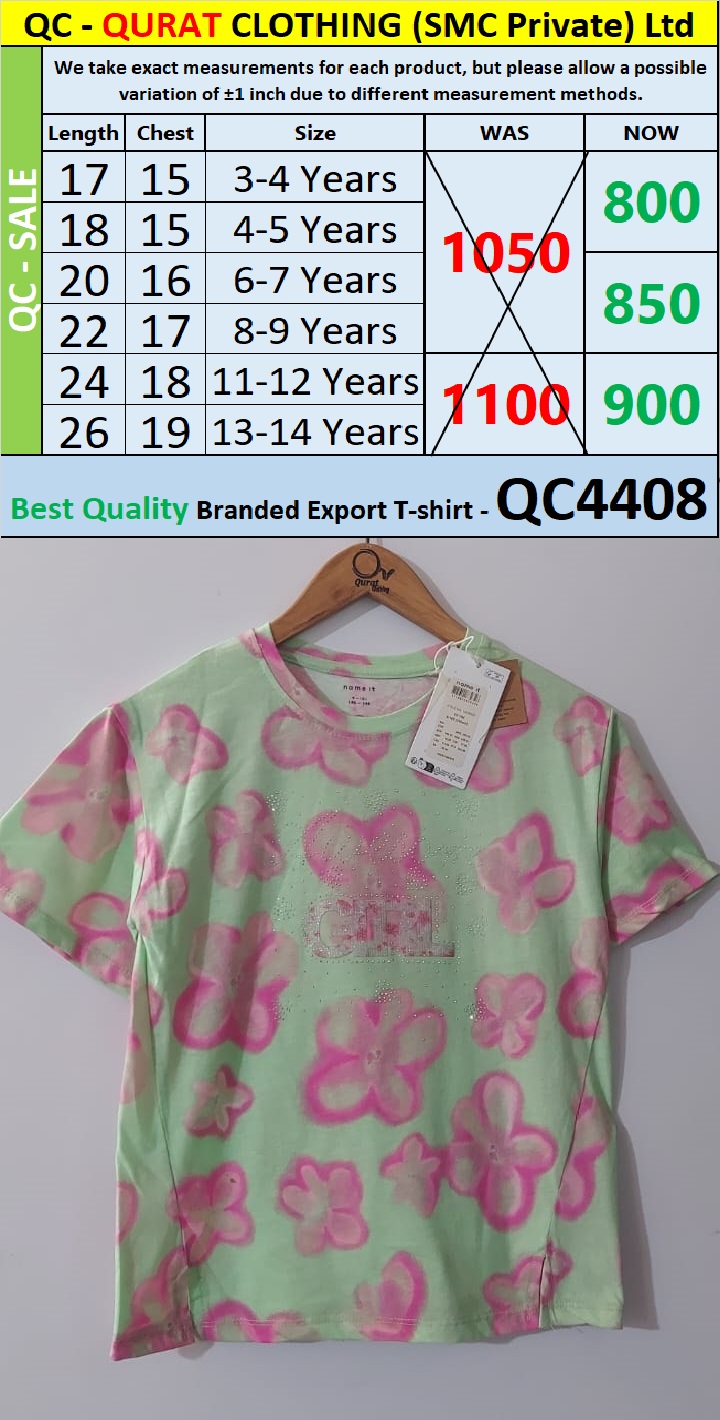 Best Quality Branded Export Stylish T-shirt QC4408