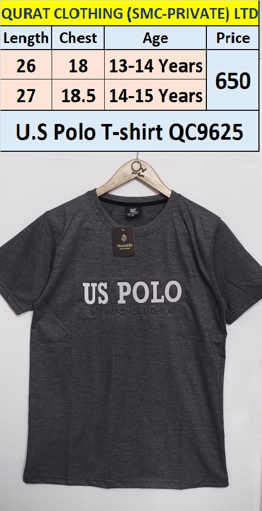 Iridium U.S Polo Round Neck T-shirt QC9625