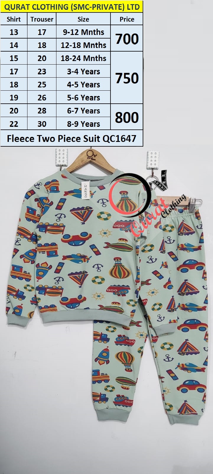 Winter Sky, Sea & Roads Adventure Fleet Two Piece Suits QC1647