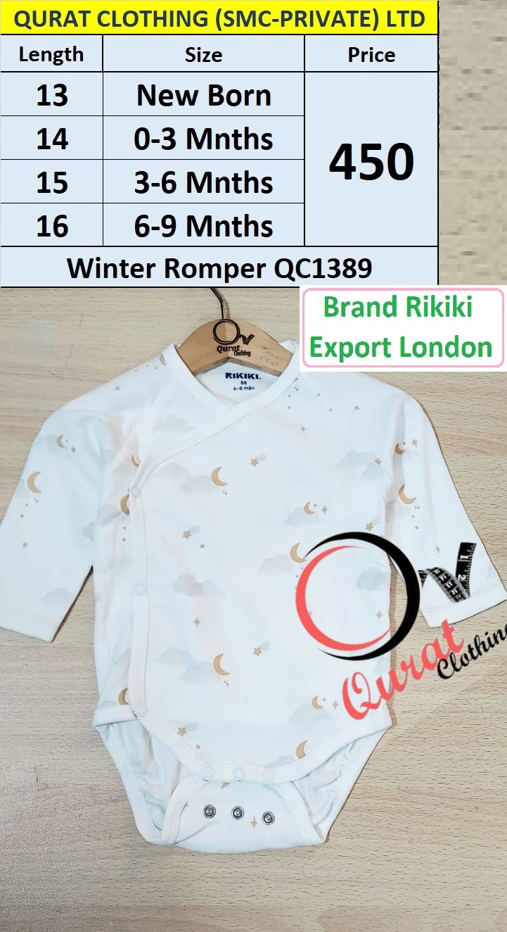 Rikiki Brand Moon & Sars Print Romper QC1389 Export London
