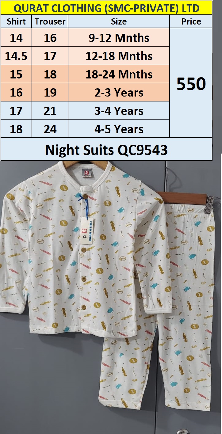 Front Open Sports Cars Prints Night Suits QC9543