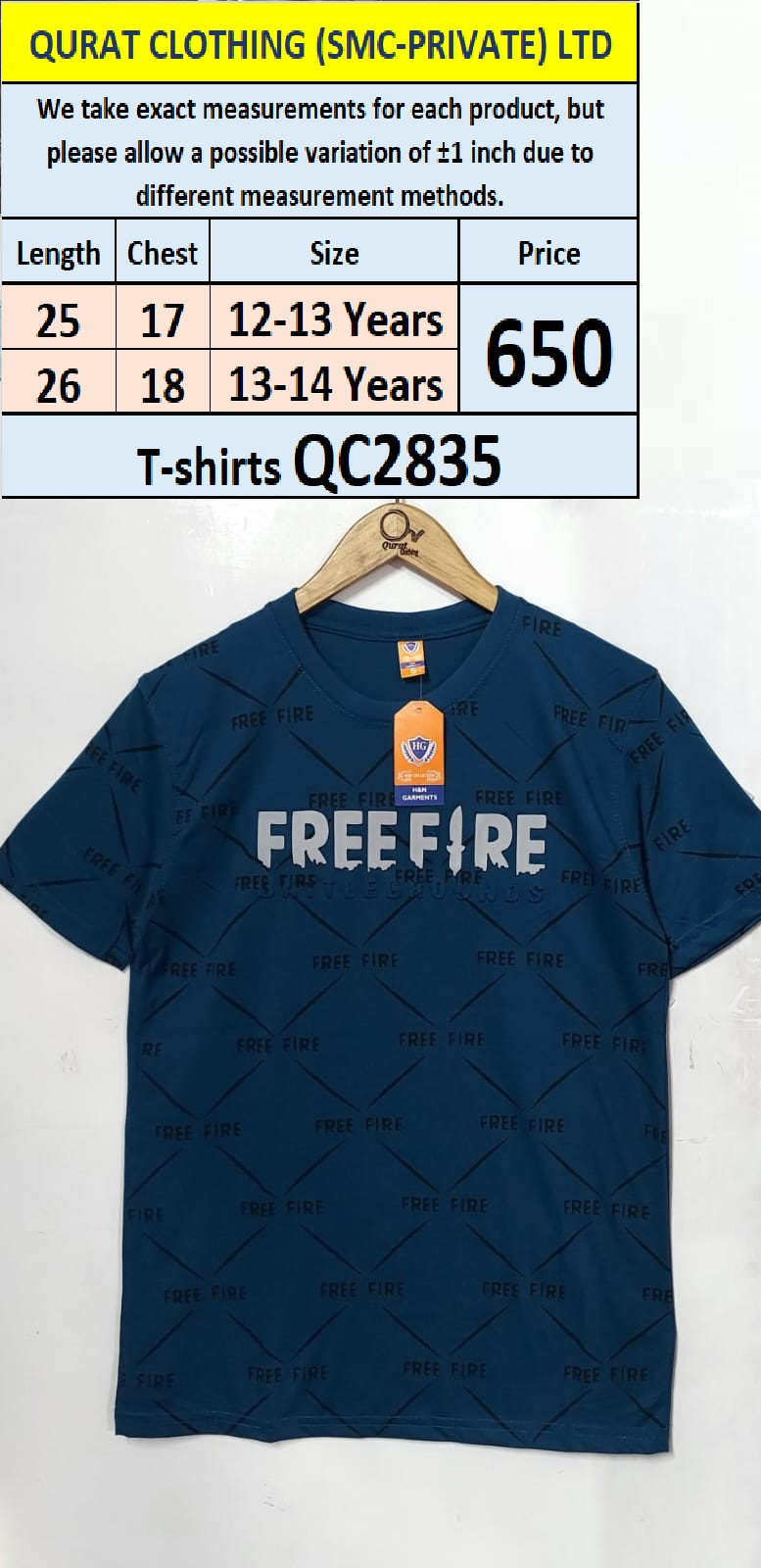 T-shirt Code QC2835