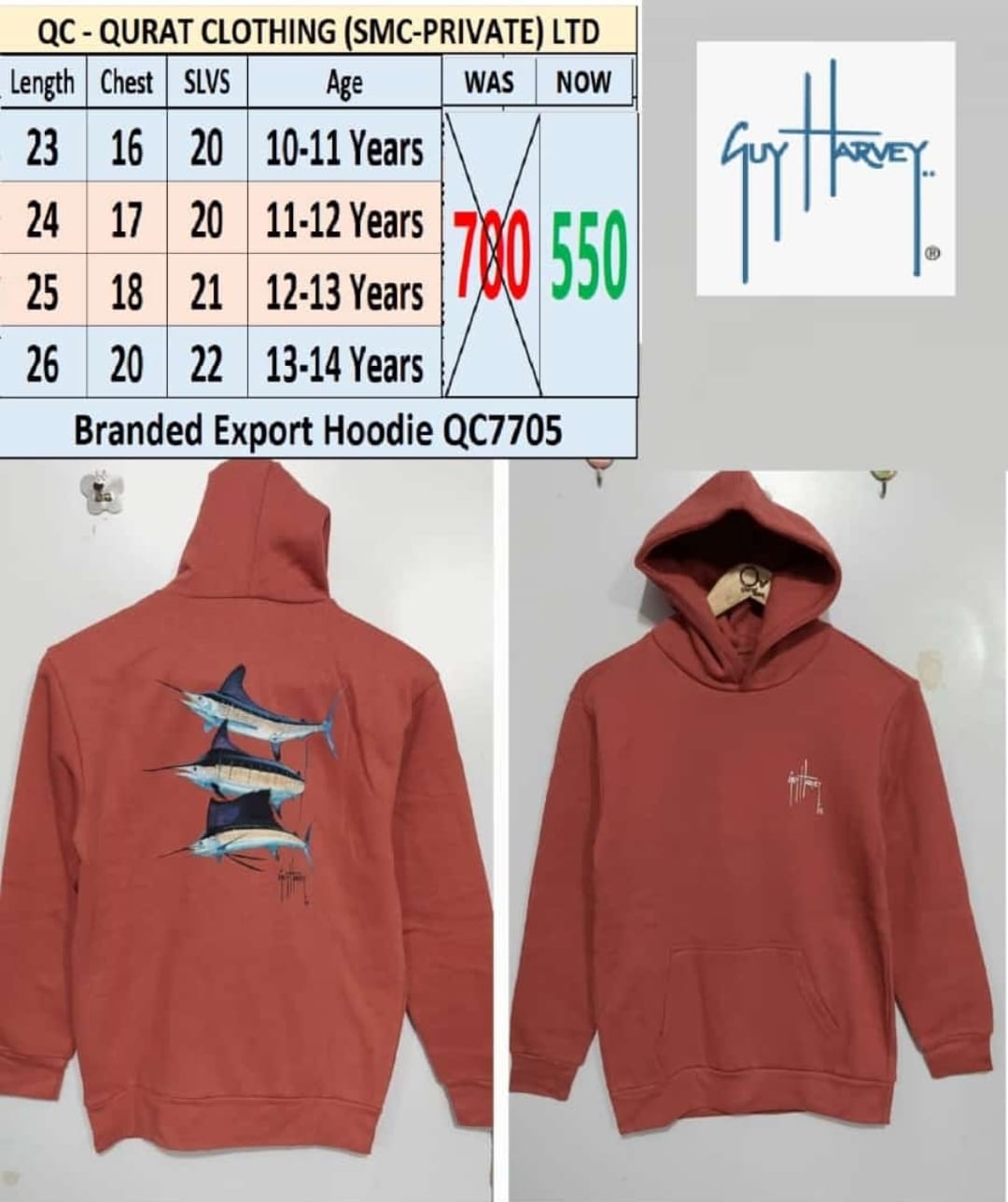 Branded Export Hoodie QC7705