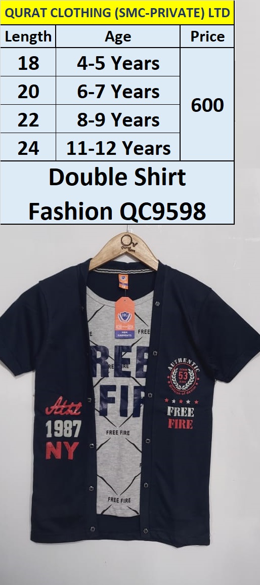 Double Shirt Fashion Free Fire QC9598